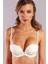 Genius Balconette Heavy Push Up Bra, Ekru Konforlu ve Şık Sütyen 1
