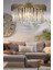 Sitrus 4.lü Eskitme Lux Kristal Taşlı Avize 1