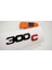 300C Bagaj Kırmızı Siyah Logo Arma Yazı Chrysler Ile Uyumlu 1