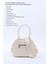 Krem Shk225 Suni Deri ,Fermuarlı İki Bölmeli ,Kolon Askılı El, Kol Ve Omuz Çantası 3