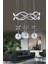 Şık 3 Renkli Krom Kaplamalı Modern Sarkıt LED Avize 45x32 cm 1