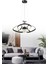 Modern Siyah LED Avize, Kumandalı, 3 Renk Seçeneği, Şık ve Fonksiyonel Tasarım 3