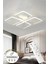 3 Renk Kumandalı Led Avize, Metal, 50x50, Salon ve Yatak Odası için ideal 1