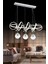 3 Renkli LED Avize, Kumandalı, Modern Tasarım, Krom Detaylı, 60x60 cm 1