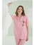 Bunny Önden Düğmeli Pijama Takım 4