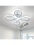 Modern LED plafonyer, salon, mutfak ve hol için uygun, şık ve enerji tasarruflu aydınlatma 2