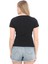 Kadın Fitilli Likralı Pamuk Basic Tshirt 5