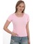 Kadın Fitilli Likralı Pamuk Basic Tshirt 1