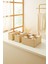 3'lü Bölmeli Bej Balıksırtı Çekmece Içi Düzenleyici Kutu Set 2*13X28X13 + 1*28X28X13 1