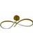 Bedgasm Modern Eskıtme Gold Kasa Ledli Avize 1