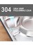 Rom Bento 1600ML Lunchbox Tek Katlı 5 Bölmeli Çelik Sefer Tası Yemek Kutusu (Açık Yeşil) Roms 2