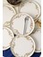 Bronze Bloom Nordic Servis Tabağı 28 cm 6 Adet 22929 3