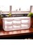 Rom Parça Kristal Plastik Kahvaltılık Kuruyemişlik Saklama Kabı Set, 28 x 10 x 11 cm Saklama Ku 1