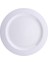 Beyaz Sert Plastik Parti Tabağı 26 cm 10'lu | Tek Kullanımlık 1