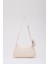 Krem Shk96 Deri Tek Bölmeli Cüzdanlı Kol Ve Omuz Çantası U:18 E:32 G:8 Cm 4