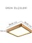 Modern Tasarım Ahşap Kasa 24W Gün Işığı Dekoratif Avize 34*34 Ev-Ofis LED Aydınlatması 5