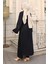 Apolet Detaylı Kimono Takım Siyah 19253 4