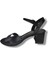 1441-25 Sateen Kalın Topuk Sandalet 2