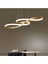 Şık Modern Sarkıt Led Avize, Beyaz Işık, Mutfak ve Salon Dekorasyonu 65x40cm 2