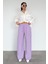 Lila Geniş Paça Kadın Pantolon MG1982 1