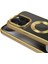 Apple iPhone 15 Pro Kılıf Tek Kamera Çerçeveli Logo Gösteren Svl Omega Kapak-Gümüş 3