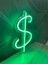 Neon LED Duvar Dekoratif Aydınlatma -Dolar, 20X11CM- 5