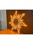 Neon LED Tabela Dekoratif Aydınlatma -Güneş, 60X60CM- 3
