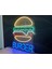Neon LED Tabela Dekoratif Aydınlatma -Burger, 50X70CM- 2