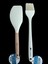 Silikon Fırça ve Bambu Saplı Spatula 2'li Takım Krem Renk 1