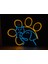 Neon LED Dekoratif Aydınlatma -Kedi Köpek, 45X35 Cm- 1