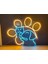 Neon LED Dekoratif Aydınlatma -Kedi Köpek, 45X35 Cm- 2