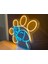Neon LED Dekoratif Aydınlatma -Kedi Köpek, 45X35 Cm- 4