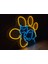 Neon LED Dekoratif Aydınlatma -Kedi Köpek, 45X35 Cm- 5
