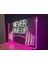 Neon LED Dekoratif Aydınlatma -Newer Give Up, Spor 60X35CM- 2