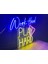 Neon LED Dekoratif Aydınlatma -Work Hard Play Hard, 50X50CM- 3