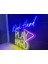 Neon LED Dekoratif Aydınlatma -Work Hard Play Hard, 50X50CM- 4