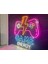 Neon LED Dekoratif Aydınlatma -Game Energy, Oyun Kol, Gamer 60X60CM- 2