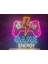 Neon LED Dekoratif Aydınlatma -Game Energy, Oyun Kol, Gamer 60X60CM- 3