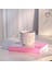 El Yapımı Seramik Kupa - Minimal Pembe Kalpli Kupa Bardak - 200 ml Mug Kalp Desenli Kahve Bardağı 2