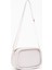Gri Shk62 Tek Bölmeli Deri Ayarlanabilir Askılı Fermuarlı Çapraz Omuz Çantası U:15 E:21 G:7 Cm 2