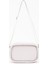 Gri Shk62 Tek Bölmeli Deri Ayarlanabilir Askılı Fermuarlı Çapraz Omuz Çantası U:15 E:21 G:7 Cm 3