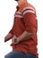 BRG-13028 Slimfit Çizgili Gömlek /kiremit/2xl 4