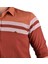 BRG-13028 Slimfit Çizgili Gömlek /kiremit/l 5