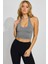 Grimelanj Halter Yaka Boyun Askılı Crop Top MG2456 1