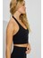 Siyah Halter Yaka Boyun Askılı Crop Top MG2456 3