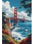 Golden Gate Pixart Sanat Elmas Mozaik Tablo 40X60 1