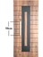 Çelik Kapı Çekme Kolu Tutma Kolu Dikdörtgen Model Renk Saten (Gümüş Gri) 50CM 1