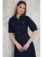 Kemerli Denim Elbise 4