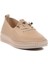 Bej Anatomik Taban Deri Kadın Günlük Ayakkabı Voyager Z083 Z 1