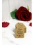 Papatya Çiçek Baskılı Kişiye Özel Etiket / 100 Adet Kraft Etiketi (3 X5 Cm) 3